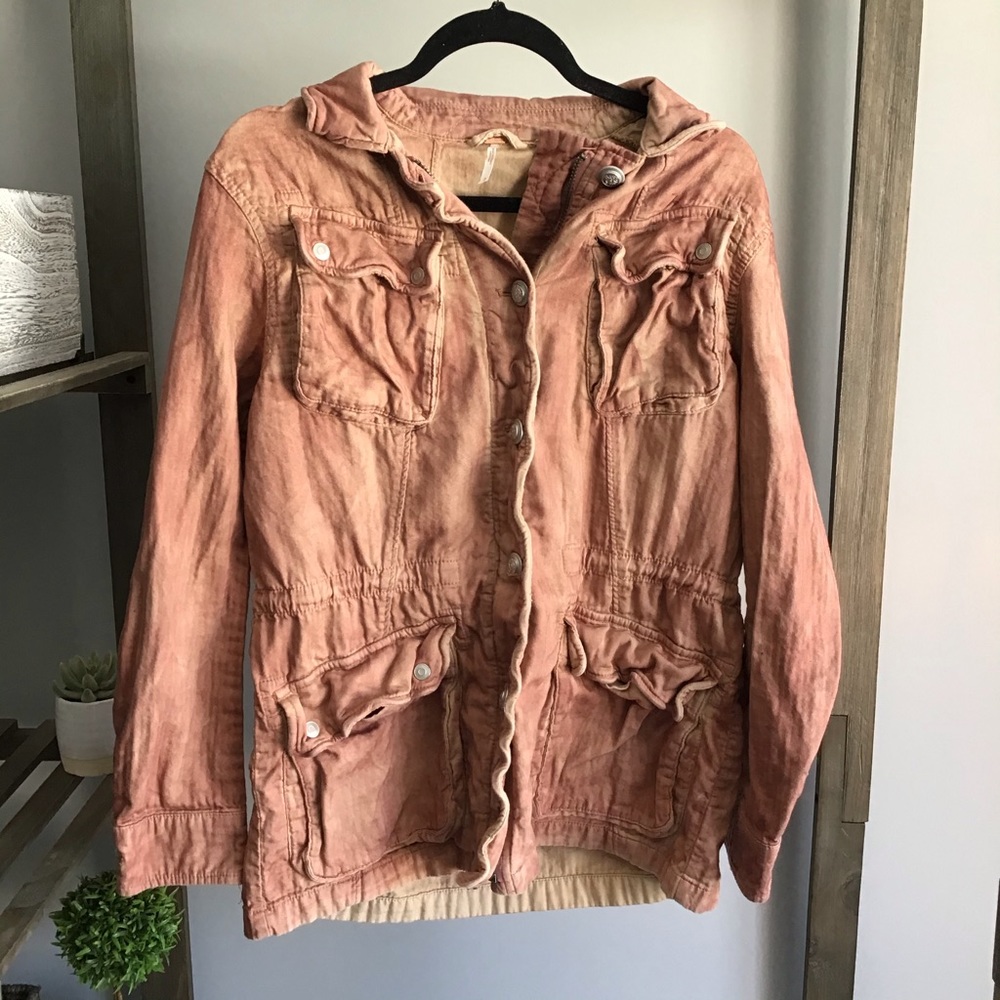 Free People Rose Zipper Jacket